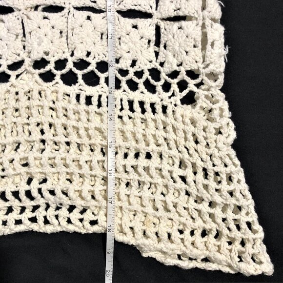 Vintage boho crochet knit tank top - Picture 10 of 11